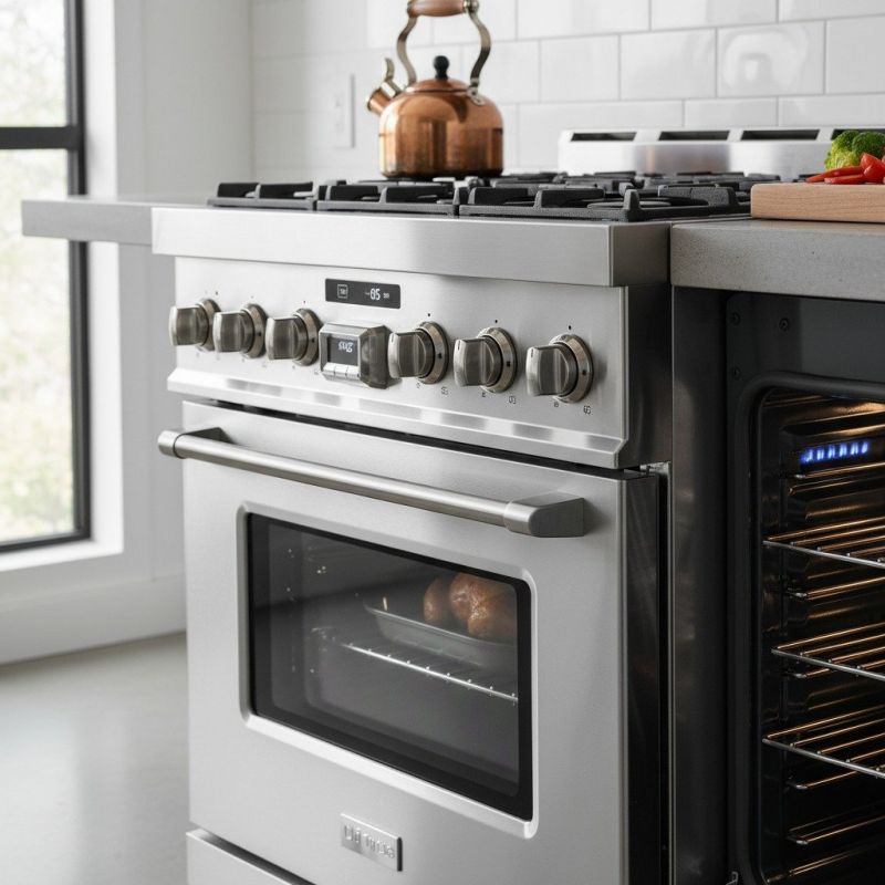 Gas Oven Installation detail